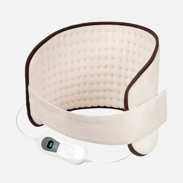 Lumbar electric heat pad Hurdes Beige/brown 100w 69x29cm 3 levels Auto shut-off, overheating protection, washable