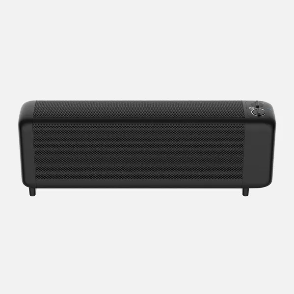 Mica radiator Pinsapo 2000w Black 2pot Tip-over protection Light Ind.protec.saf.thermost.reg.29x80x16cm