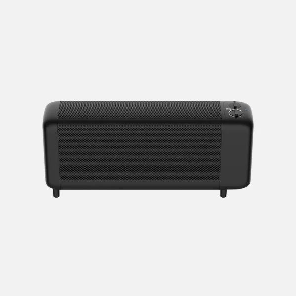 Mica radiator Pinsapo 1500w Black 2pot Tip-over protection Light Ind.protec.saf.thermost.reg.29x65x16cm