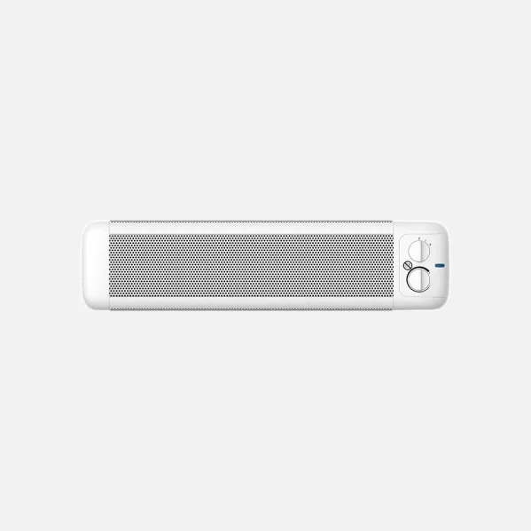 Radiador De Mica Pinsapo 1500w Blanco 2pot Antivue Luz Ind.protecc.seg.term.reg.29x65x16cm