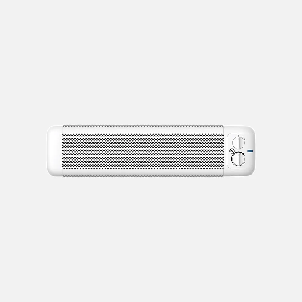 Radiador De Mica Pinsapo 1500w Blanco 2pot Antivue Luz Ind.protecc.seg.term.reg.29x65x16cm