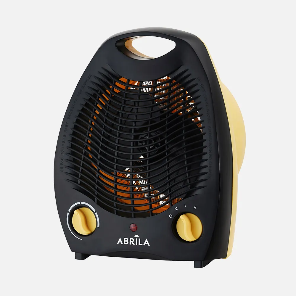 255722050 - Termoventilador Elect.lubian 2000w Amarillo/negro 2potencias 3fun.sist.seguridad,Termostato Reg.26,5x21x13