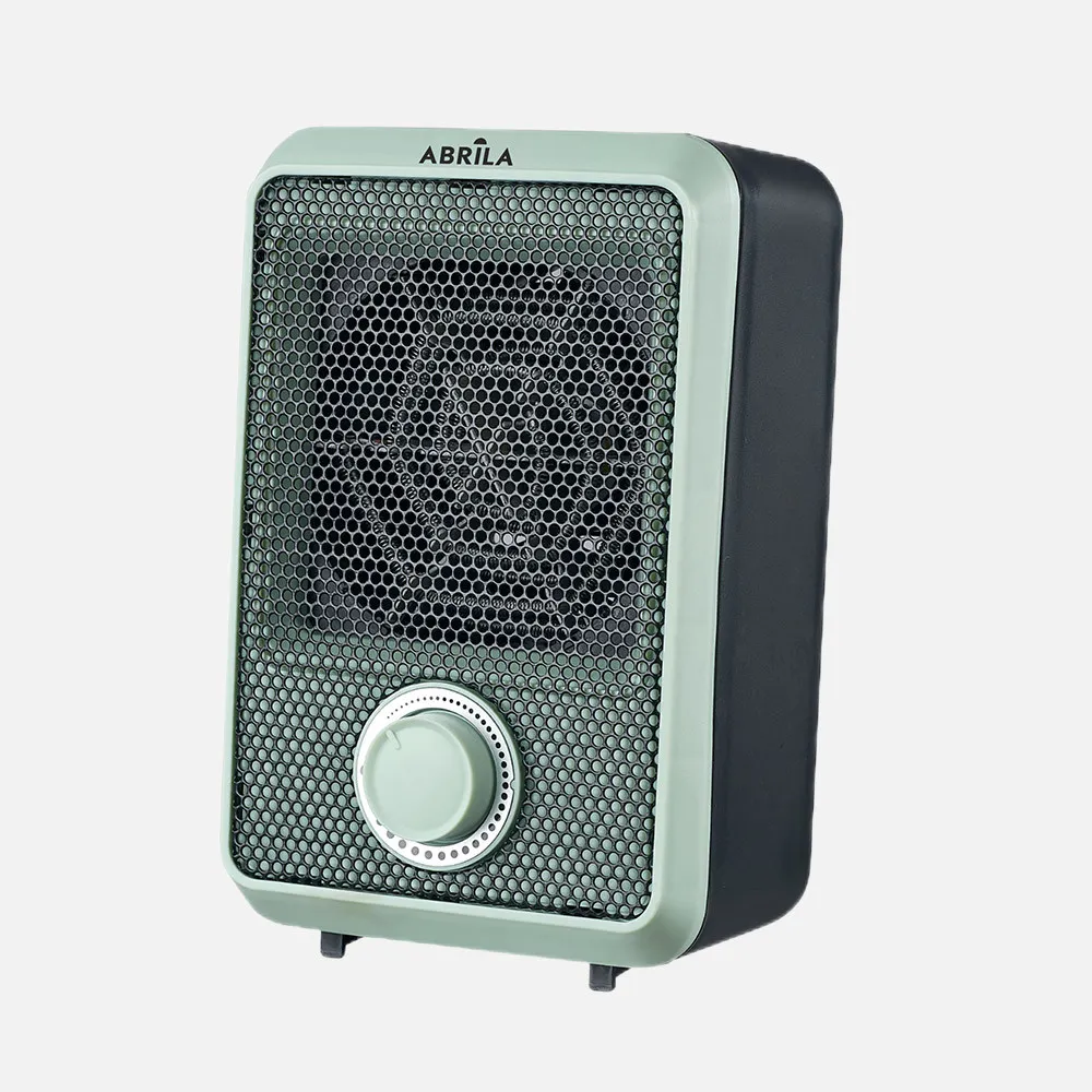 Termoventilador Elect.Carpe 600w Verde/negro Antivuelco,Prot.seguridad,termost.reg.18,7x11,7x10,3cm