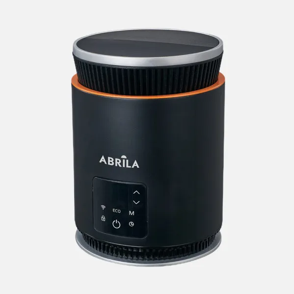 Termovent.ceramico Ptc Atica 1800w Negro 2pot.motor Dc,temp.reg.temporiz24h,25,2x18,5x18,5cm