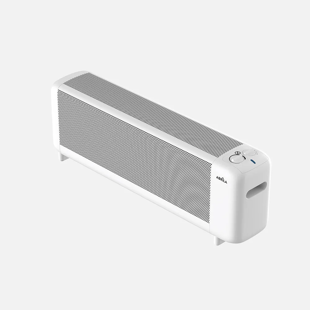 250922001 - Radiador De Mica Pinsapo 2000w Blanco 2pot Antivuelco Luz Ind.protecc.seg.termost.reg.29x80x16cm