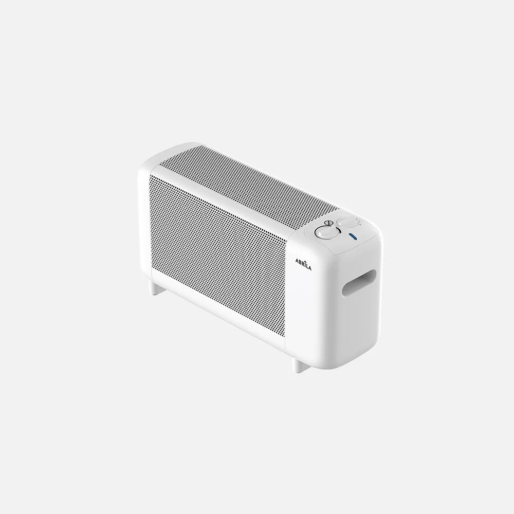 Radiador De Mica Pinsapo 1000w Blanco 2pot Antivuelco Luz Ind.protecc.seg.termost.reg.29x50x16cm
