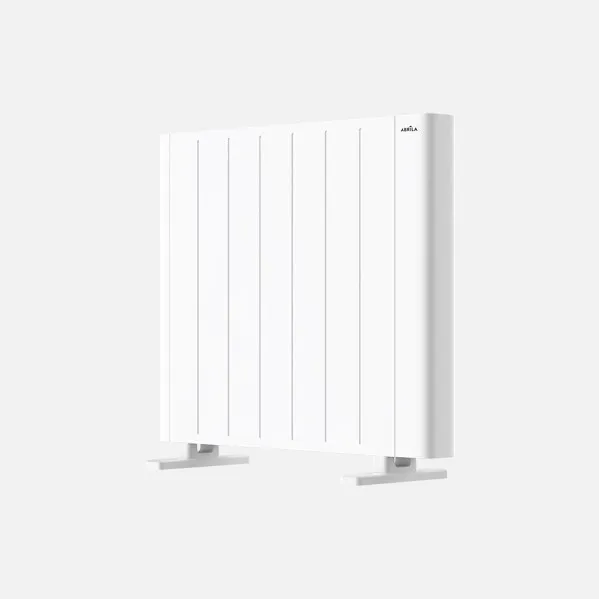 Electric Radiator Aluminium Point White 1500w 3 Modes 7-day Prog. Touch Tip-over Protection 58x67x8cm