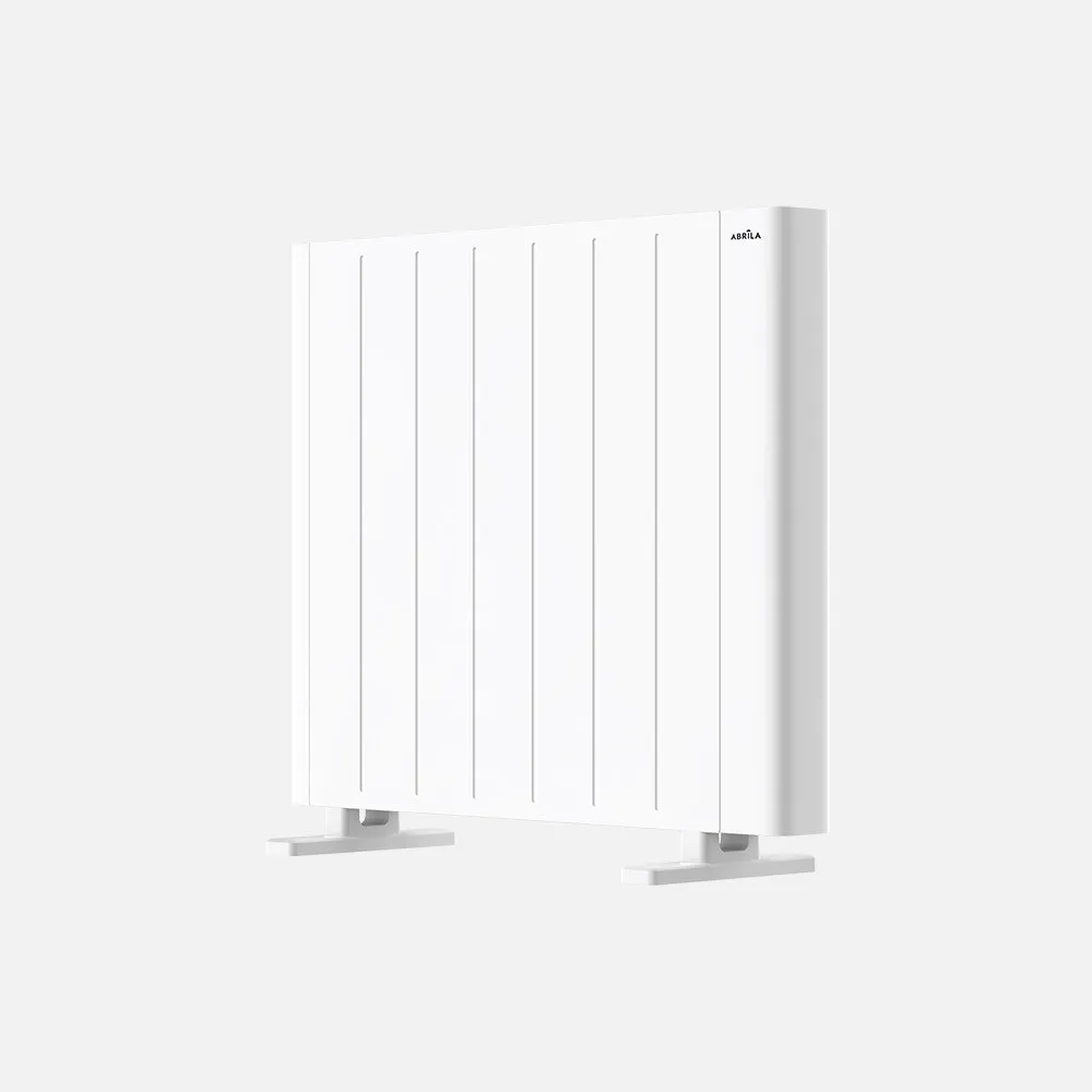 Emisor Termico De Aluminio Point Blanco 1500w 3modos Prog.7dias Tactil Protecc.antivuelco 58x67x8cm