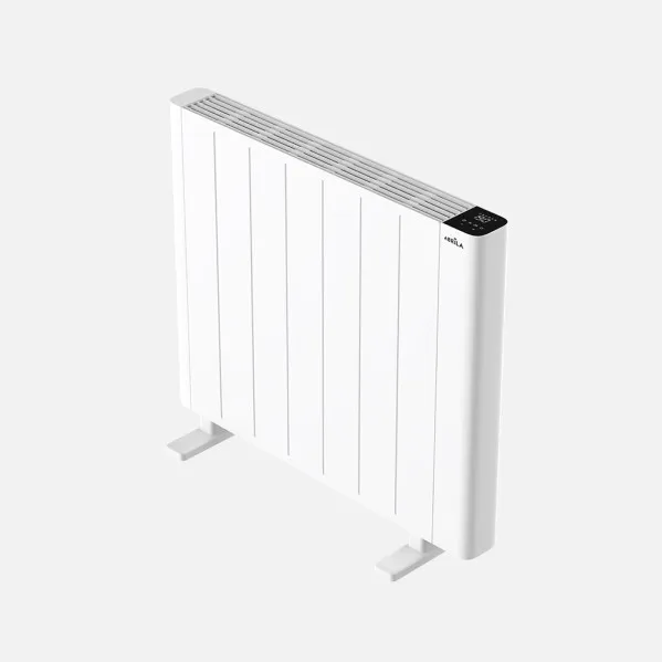 Electric Radiator Aluminium Point White 1500w 3 Modes 7-day Prog. Touch Tip-over Protection 58x67x8cm