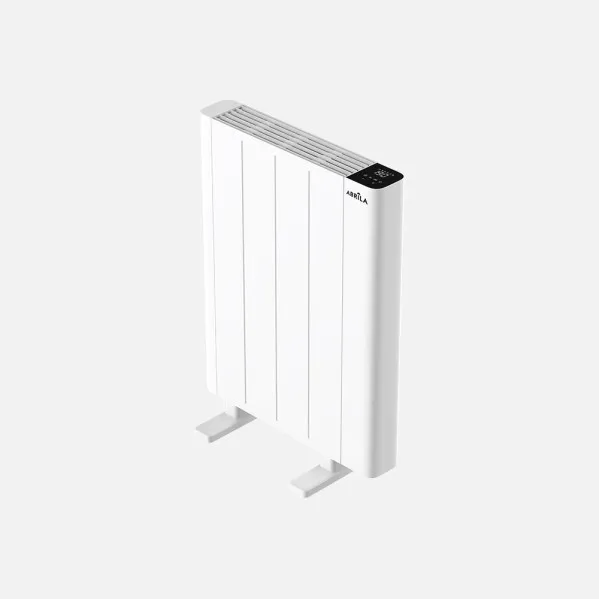 Electric Radiator Aluminium Point White 600w 3 modes 7-day Prog. Touch Tip-over Protection 58x43x8cm