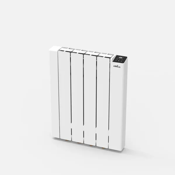 Electric radiator w/fluid City White 600w Wifi contr.  Thermostat Timer.prog.7d.protection Overheating 58x48x8cm