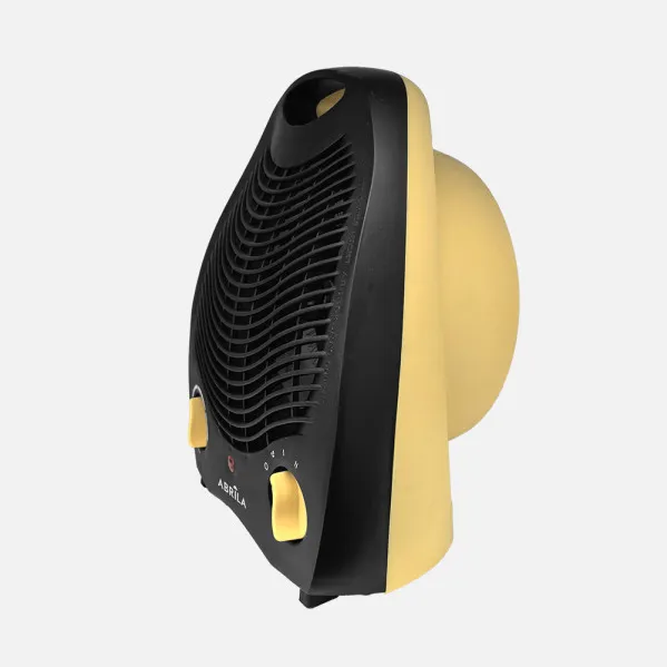 Fan heater Elect.lubian 2000w Yellow/black 2 power levels 3 functions, safety system, adjustable thermostat 26,5x21x13