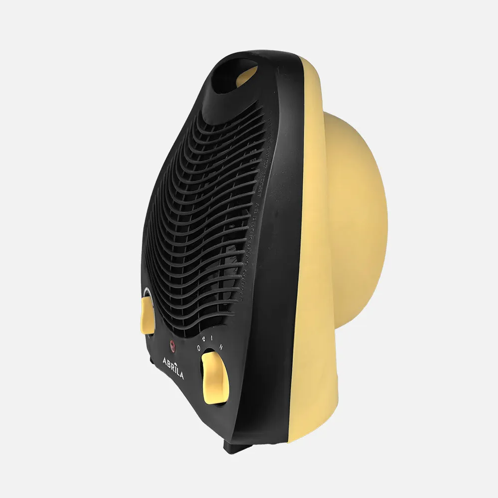 Termoventilador Elect.lubian 2000w Amarillo/negro 2potencias 3fun.sist.seguridad,Termostato Reg.26,5x21x13