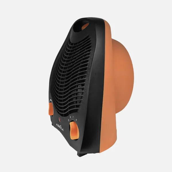 Fan heater Elect.lubian 2000w Orange/black 2 power levels 3 functions, safety system, adjustable thermostat 26,5x21x13cm