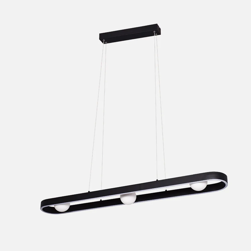 Colgante Fermoselle 26w+9w 4000k Negro Regx107,5x15cm 2975lm