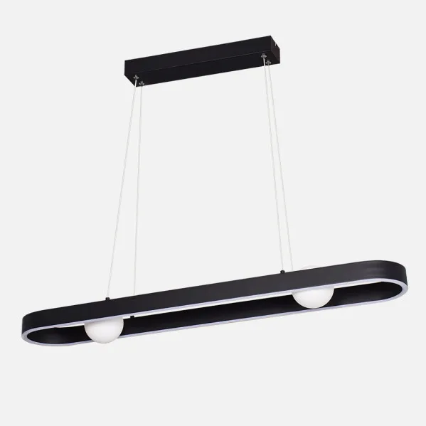 Colgante Fermoselle 24w+6w 4000k Negro Regx87,5x15  Cm 2550lm