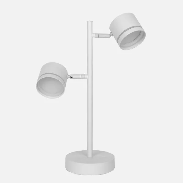 Table lamp Ortiga 2 X Gx53 White 18w 1600lm Orients White Bulbs Included 43,5x30x15cm
