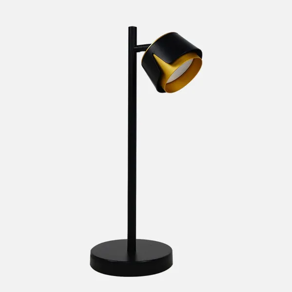 Table lamp Domenica 1 X Gx53 Black/gold 9w 4000k 800lm Bulb Included 43x20x15cm