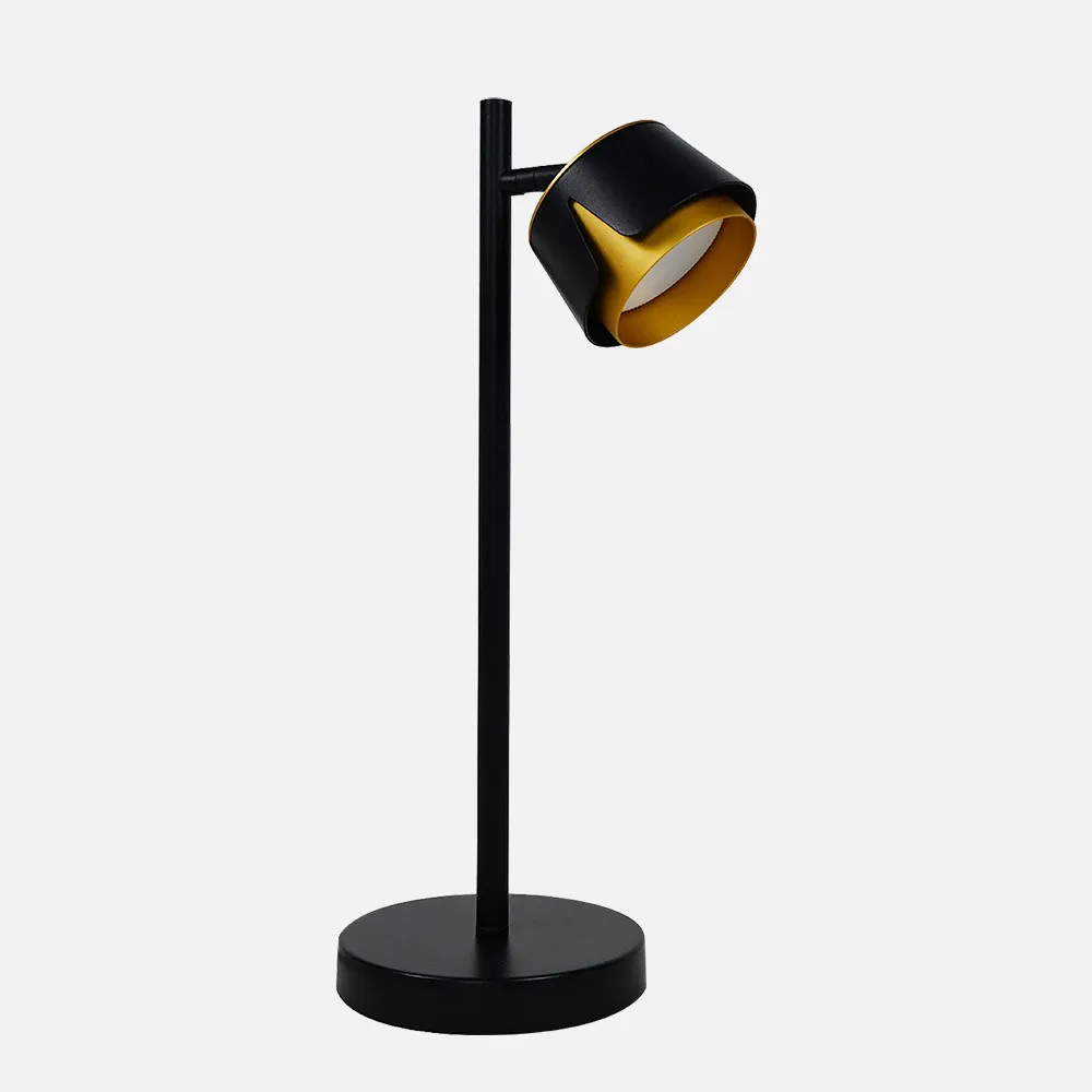253771016 - Table lamp Domenica 1 X Gx53 Black/gold 9w 4000k 800lm Bulb Included 43x20x15cm