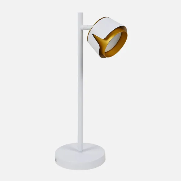 Table lamp Domenica 1 X Gx53 White/gold 9w 4000k 800lm Bulb Included 43x20x15cm