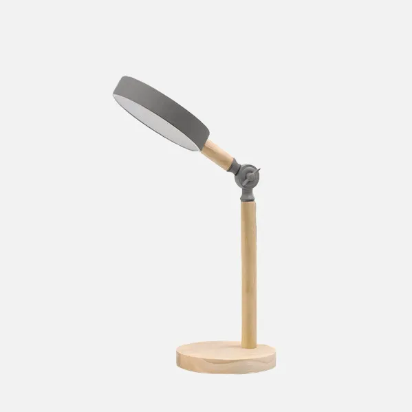 Desk lamp Pontica 15w 3000-4000-6000k Purple/beech 1125l Articulated 48x15x15cm