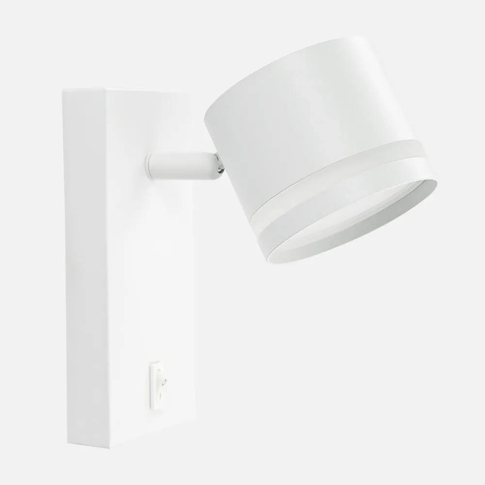 253681001 - Wall light Ortiga 1 X Gx53 White 9w 800lm Adjustable  Bulb Included 16x8,3x15,5cm