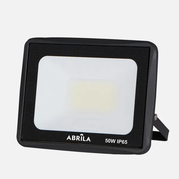 Holofote Zircon 50w 4000k Preto 5000lm 120º 13,2x16,2x2,3 Cm Ip66