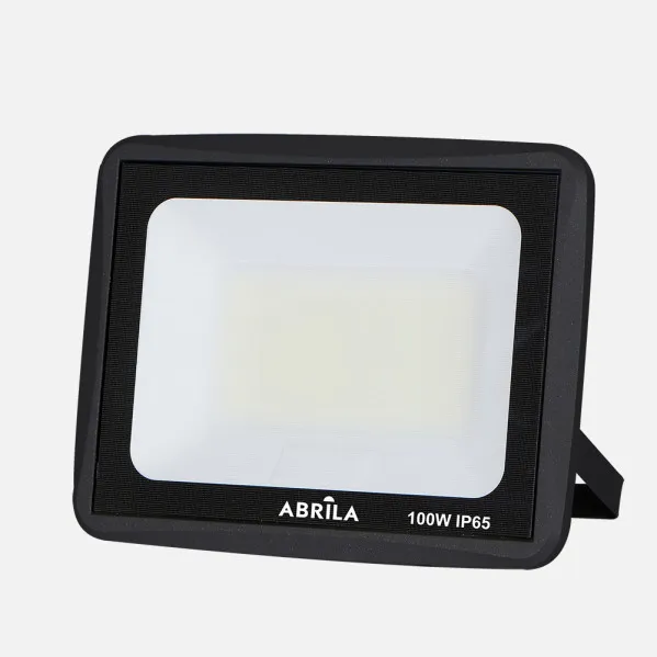 Foco Zircon 100w 6500k Preto 10000lm 120º 18,5x23x2,7 Cm Ip66