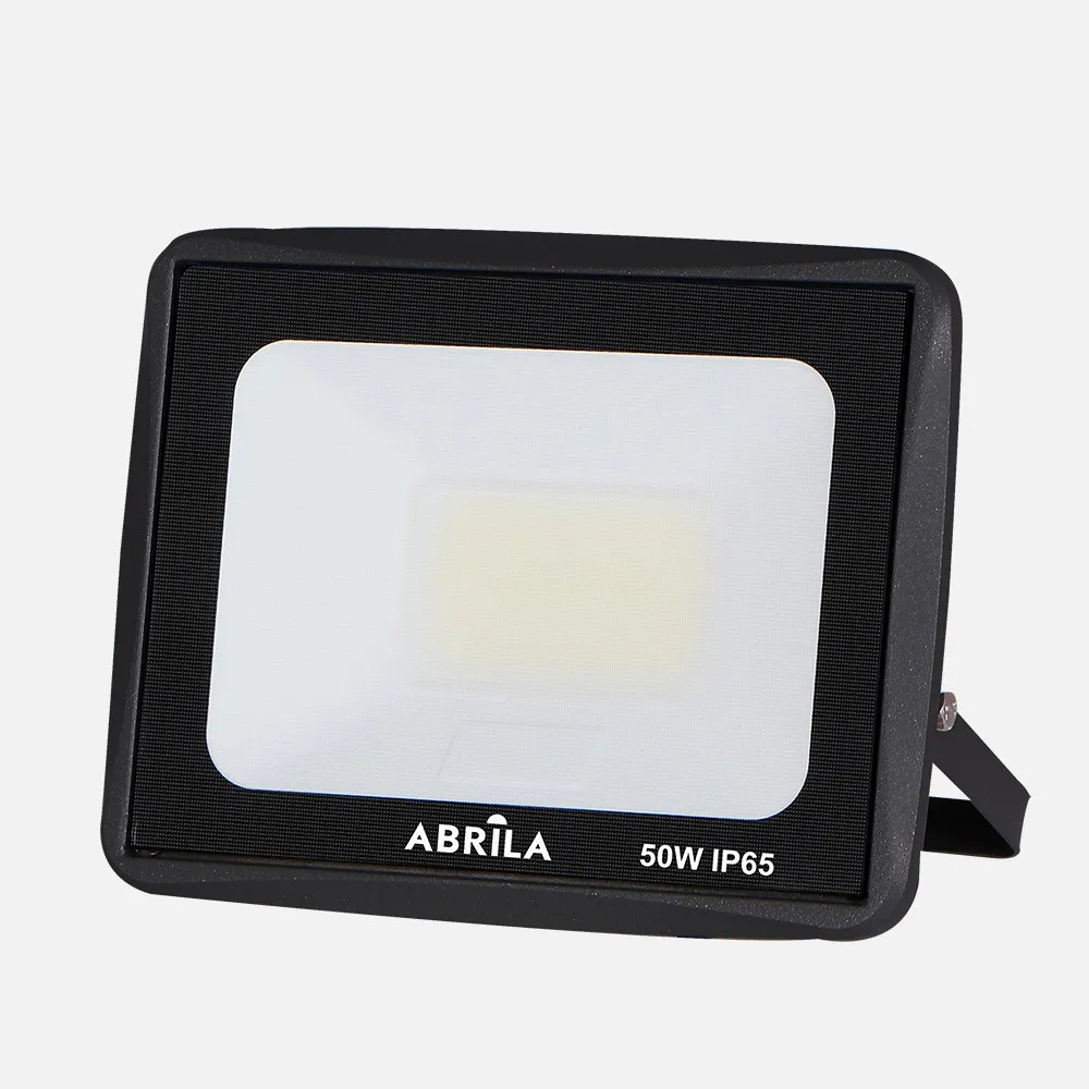 147480509 - Holofote Zircon 50w 6500k Preto 5000lm 120º 13,2x16,2x2,3 Cm Ip66