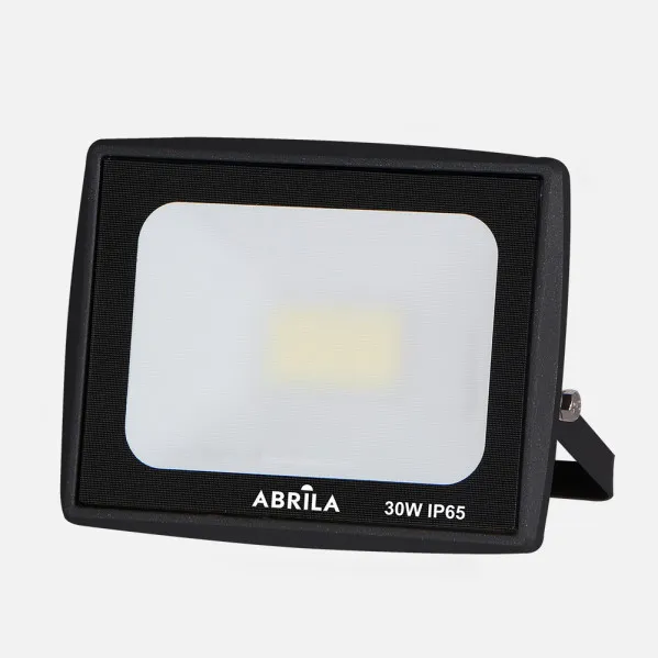 Holofote Zircon 30w 6500k Preto 3000lm 120º 11,5x14x2,3 Cm Ip66