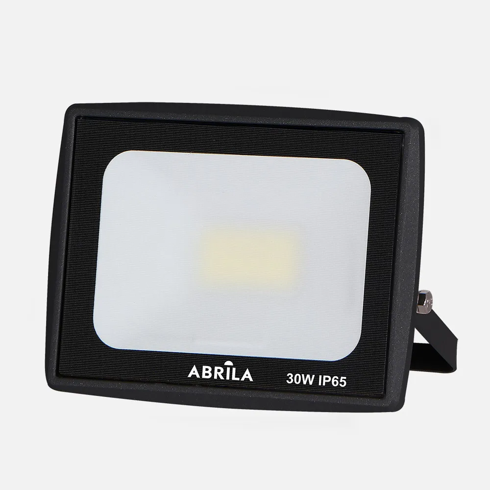 147480309 - Holofote Zircon 30w 6500k Preto 3000lm 120º 11,5x14x2,3 Cm Ip66
