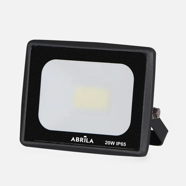 Holofote Zircon 20w 6500k Preto 2000lm 120º 10x12,5x2,3 Cm Ip66