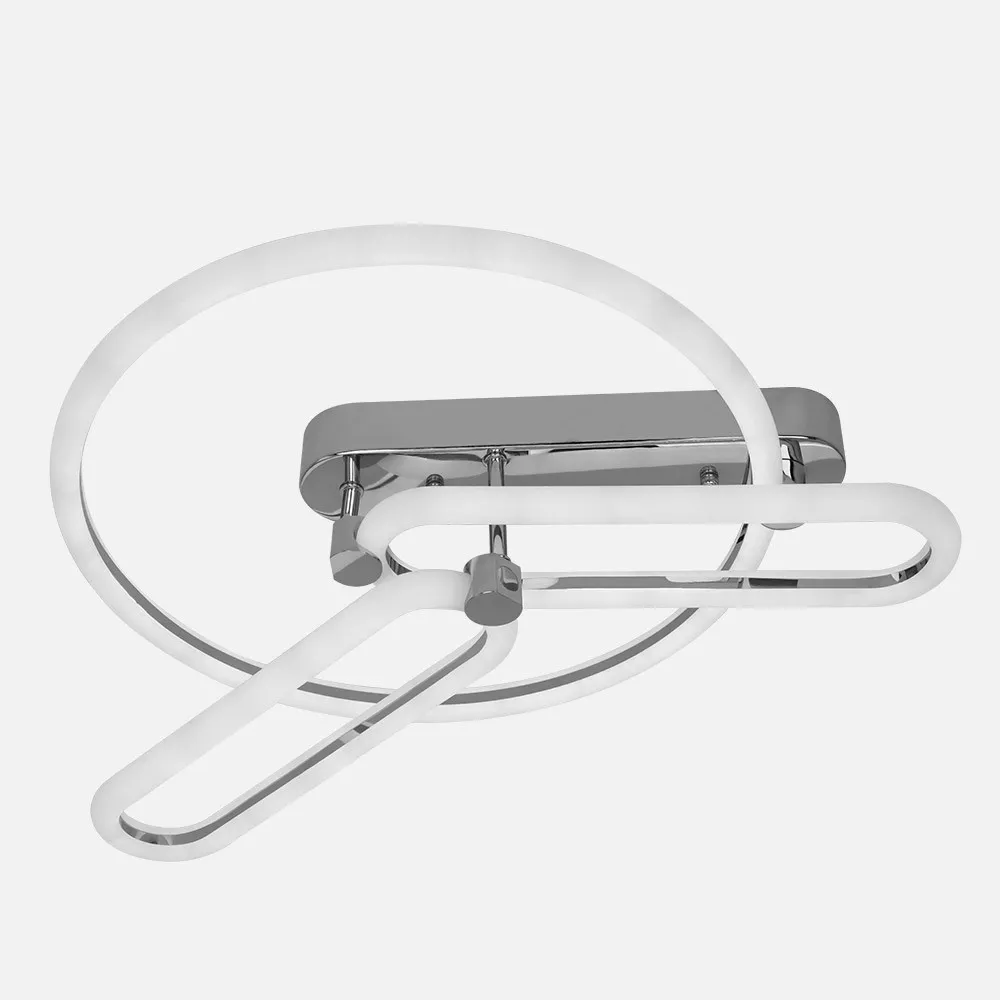 171985820 - Ceiling light 78w 3000k, 4000k, 6500k Chrome Adhara 8x53x43cm 10530 Lm Dimmable, Memory and C. Remote