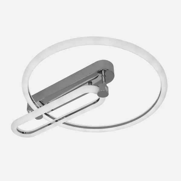 Ceiling light 57w 3000k, 4000k, 6500k Chrome Adhara 8x49x40cm 7695Lm Dimmable, Memory and C. Remote
