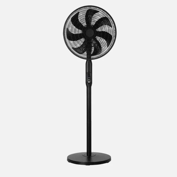 Fan Foot 3x1 Mixin Black 3vel 60w 7sails 45d  Fixed/rotatory Suelo/wall/table lamp Regx45x45cm