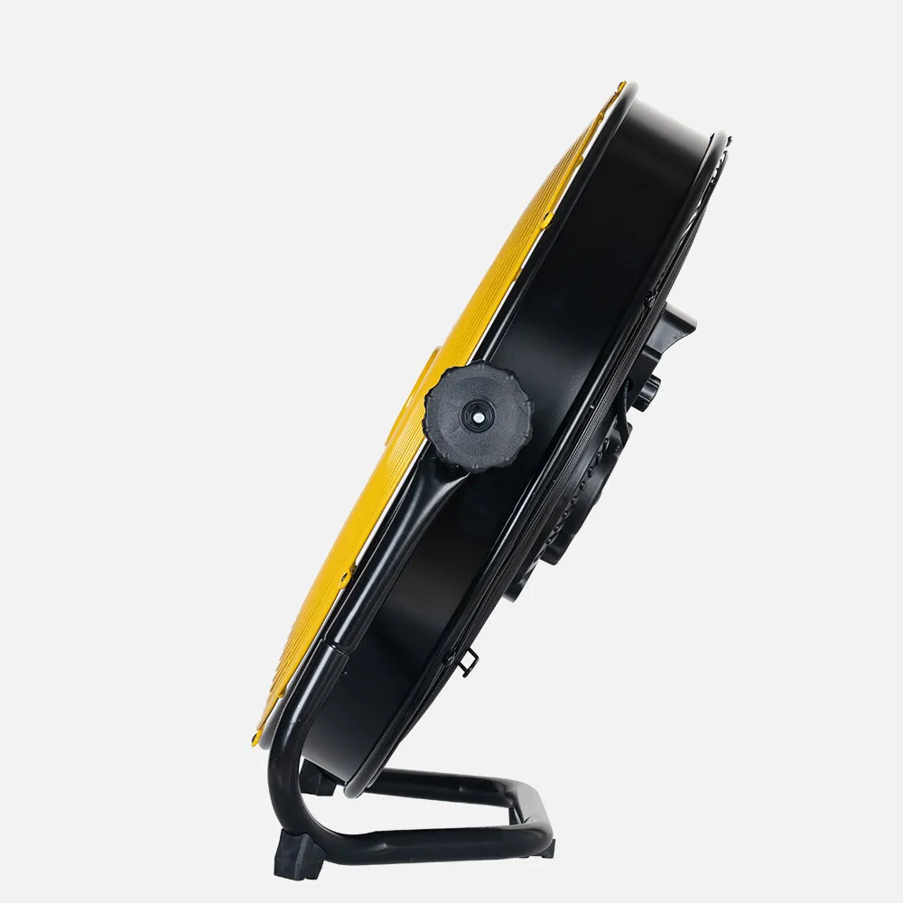 Ventilador Industrial Mapache 130w Negro/amarillo 3vel 3asp Orientable 180º 54x57x19,5cm