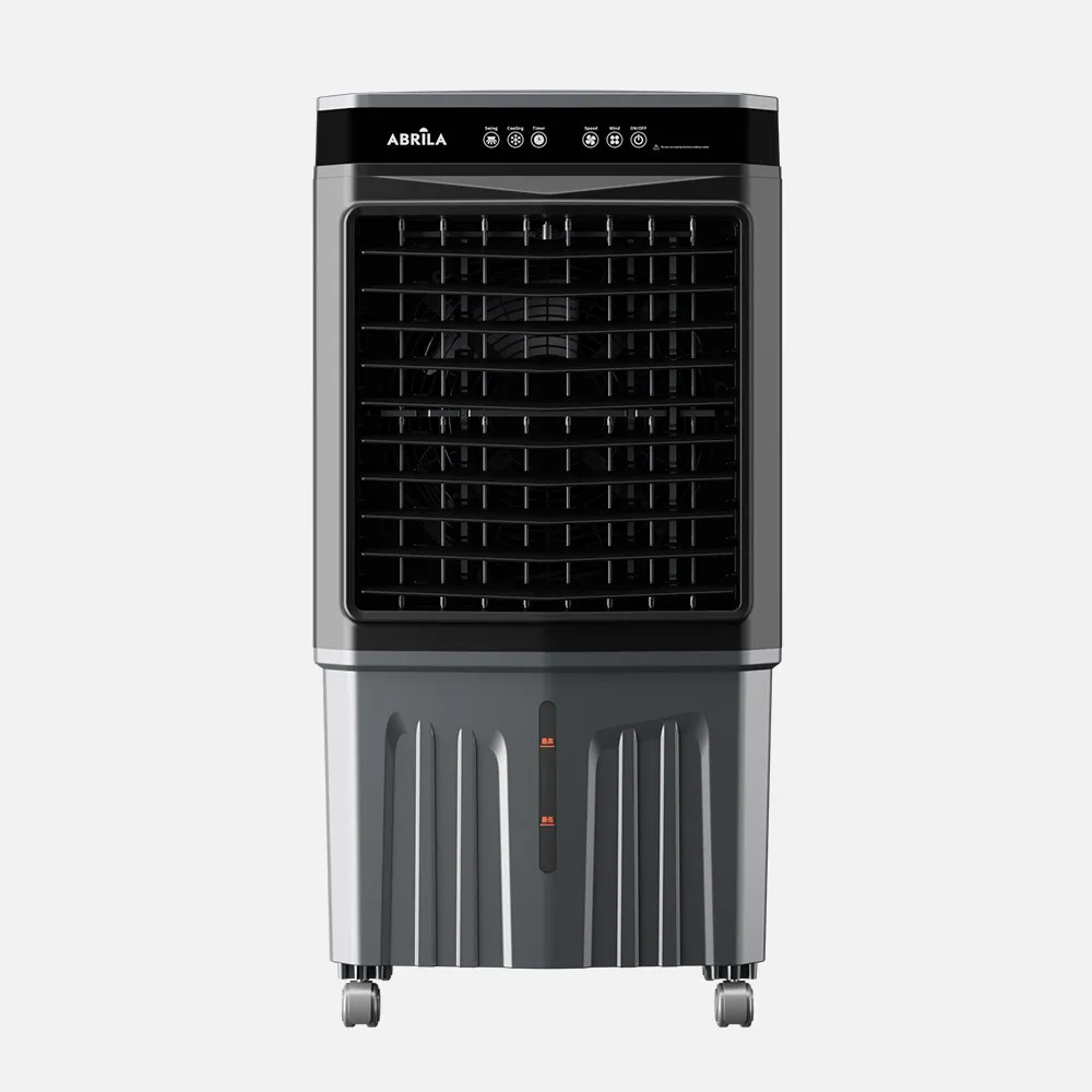 Climatizador Industrial Almirante Ngro/gris 100w 3vel 45l Oscilante 4acumlad.frio C/remoto Humidificador 109x49,5x33cm