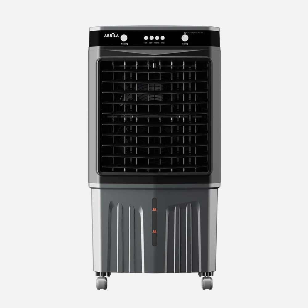 Climatizador Industrial Adagio Negro/gris 100w 3vel 45l Oscilante 4acumulad.frio Humidificador 109x49,5x33cm