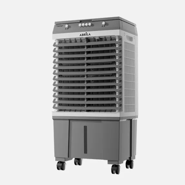 Climatizador Industrial Titanic Gris/blanco 65w 3vel 20l  Oscilante 4acumulad.frio Humidificador 77x38x28cm