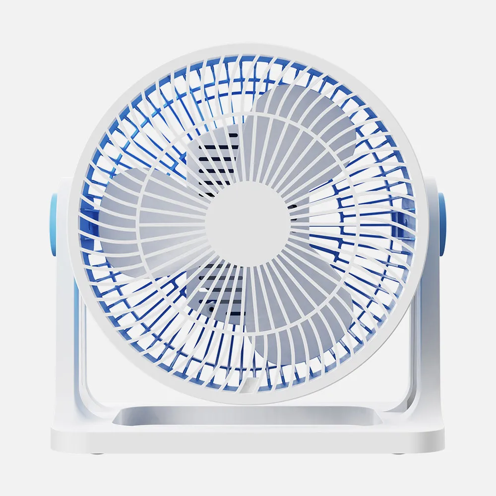 Ventilador Sobremesa Funchal Azul 32w 3aspas 3vel Orientable 24x25x15,5cm