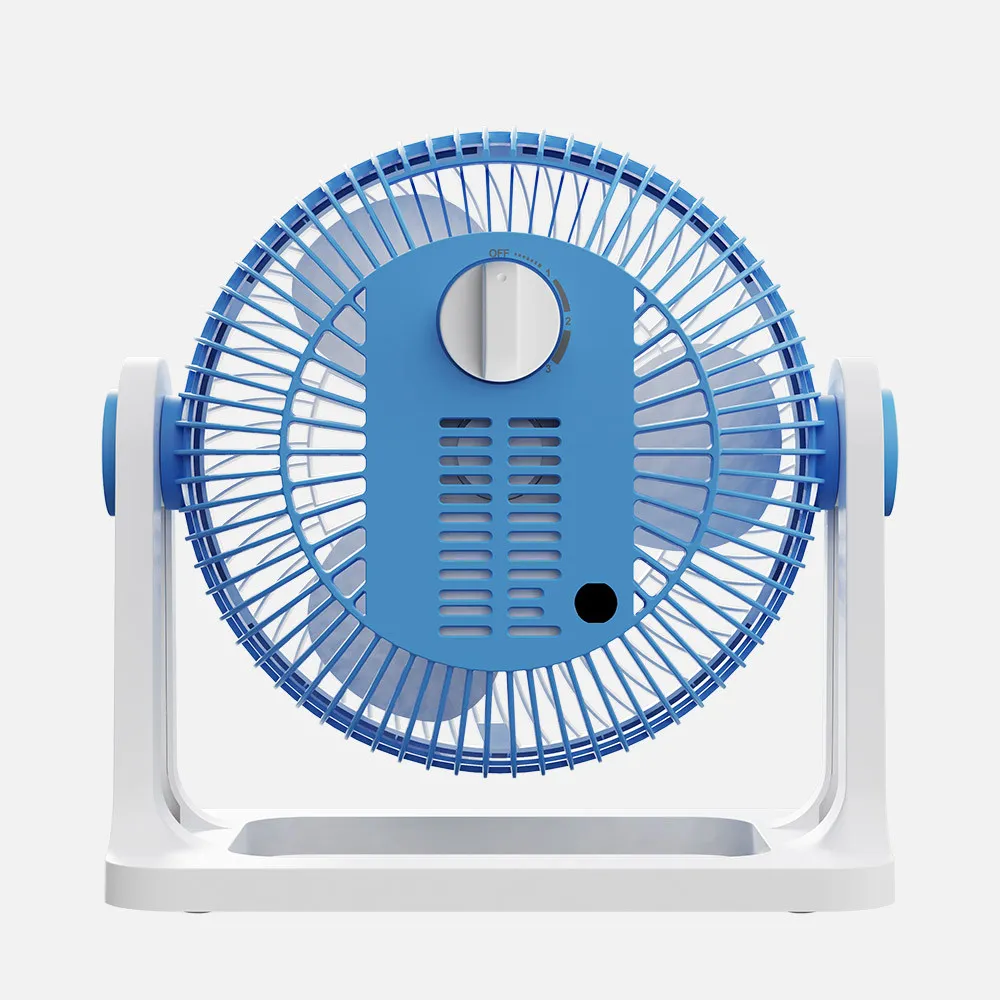 Ventilador Sobremesa Funchal Azul 32w 3aspas 3vel Orientable 24x25x15,5cm