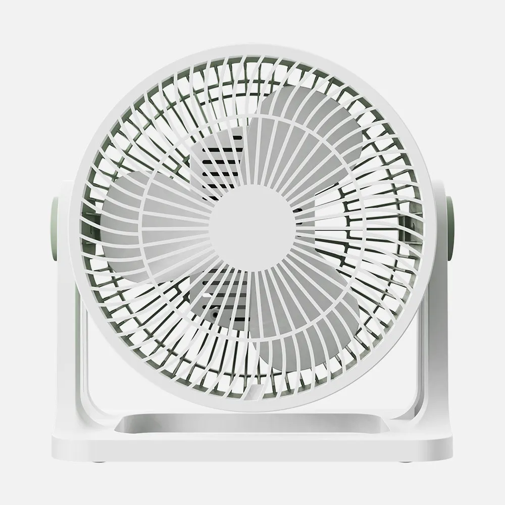 Ventilador Sobremesa Funchal Verde 32w 3aspas 3vel Orientable 24x25x15,5cm