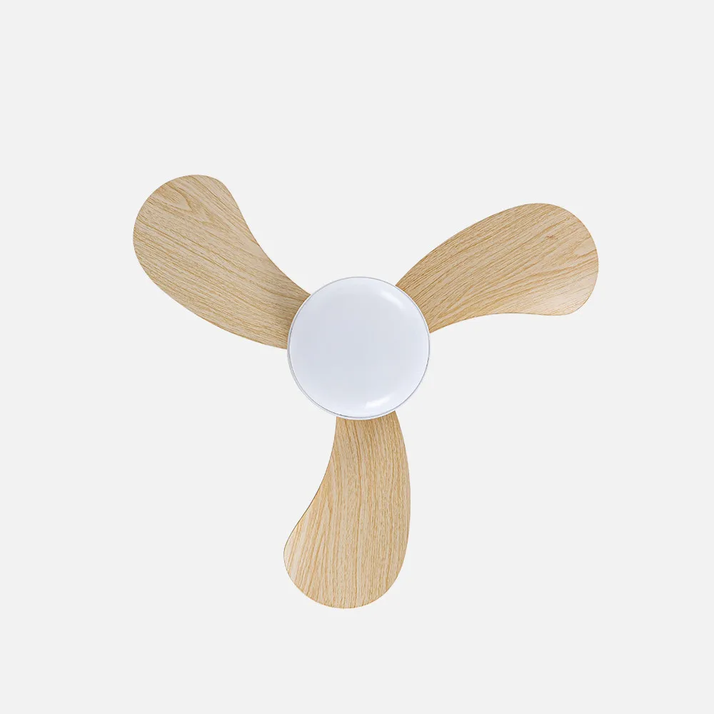 Ventilador Dc Enoc 15w 1800lm Blanco/haya 3aspas 58d 3000k-4200k-6500k Regulable Intensidad+ Remoto+temporizador+memoria