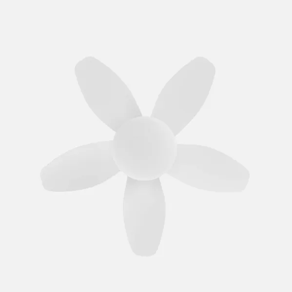 Ventilador Dc Haran 15w 1800lm Blanco 5asp 62d 3000 K-4200k-6500k Regulable Intensidad+Remoto+temporizador+memoria