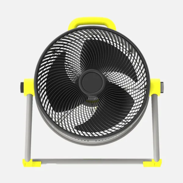 Industrial Fan Corintio 100w Yellow/black 50,5d  3sails 3vel Adjustable 62x63x25cm