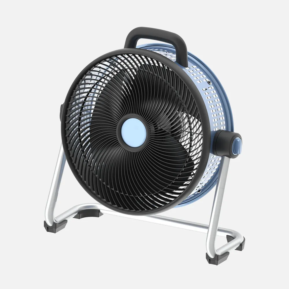 261471008 - Ventilador Industrial Corintio 100w Azul/negro 50,5d  3aspas 3vel Orientable 62x63x25cm