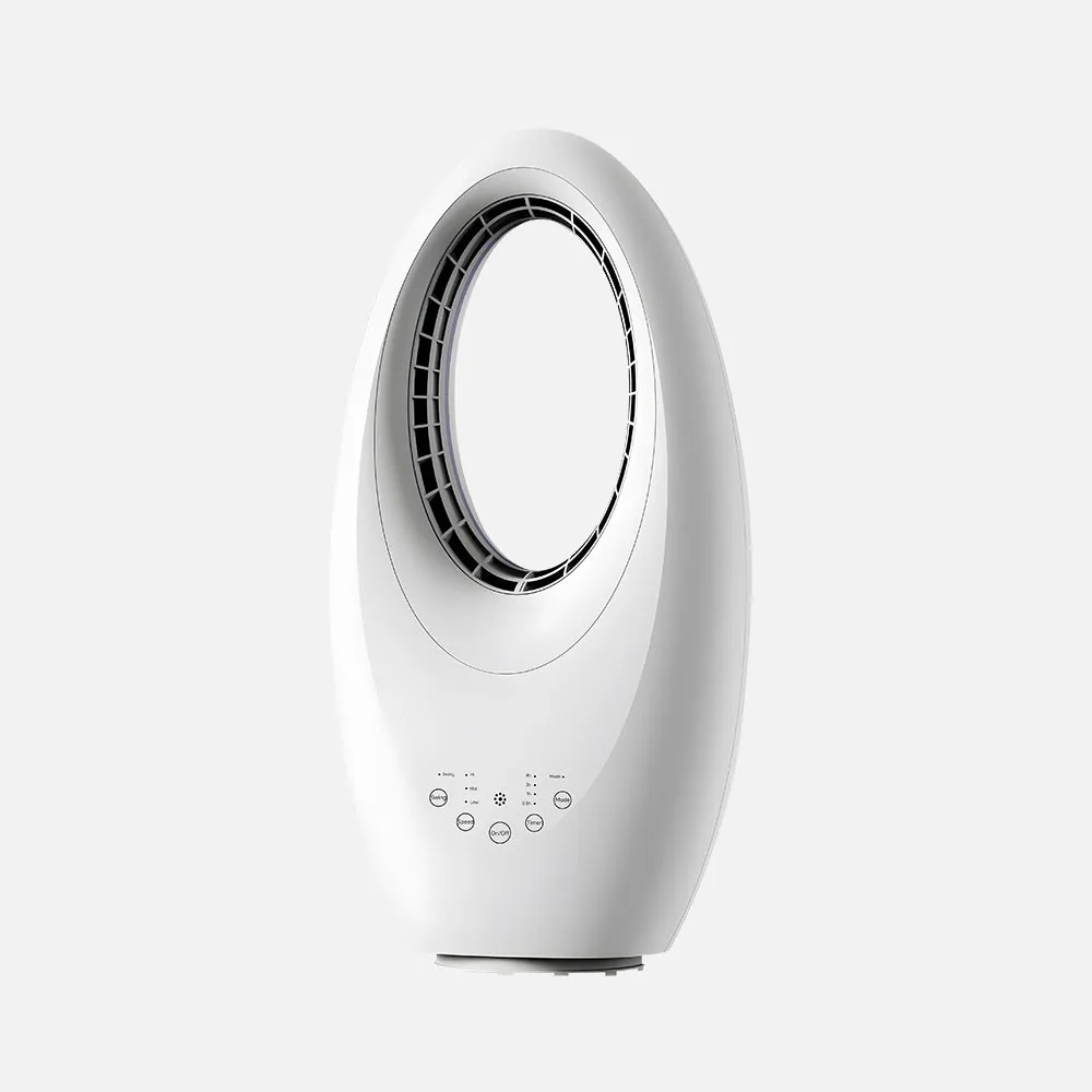 Ventilador Sin Aspas Arevalo Blanco 50w 3velocidades Oscilante Tactil C/remoto Y Temporizador 57,5x29x17cm