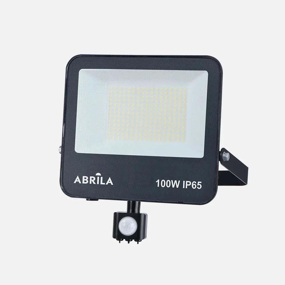 262981009 - Floodlight C/sensor Boiro 100w 6500k Black 10000lm Led Smd Ip65 Adjustable 27x23,5x6cm