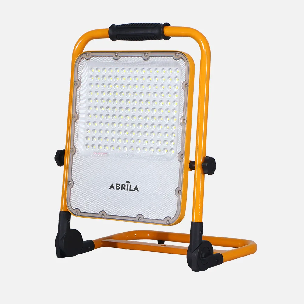 263481050 - Floodlight Wireless Brion 100w 6500k Yellow 2970lm 4ways Ip65 Cable 1m Adjustable 38,5x30,5x6,5cm