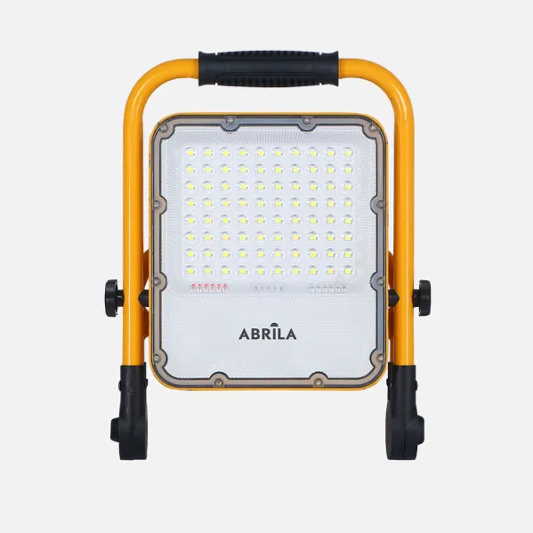 Floodlight Wireless Brion 50w 6500k Yellow 1980lm 4ways Ip65 Cable 1m Adjustable 33x25,5x6cm